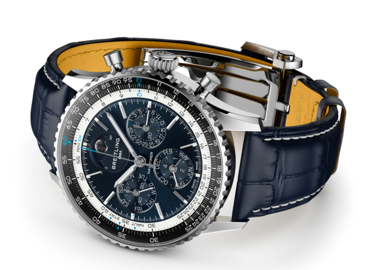 BREITLING ナビタイマー B19 クロノグラフ 43 パーペチュアルカレンダー ブルー文字盤 LB19211A1C1P1