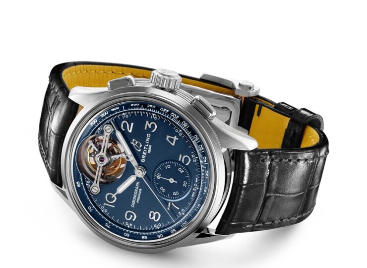 BREITLING プレミエ B21 クロノグラフ トゥールビヨン 42 ウィリー・ブライトリング ブルー文字盤 LB2120171C1P1