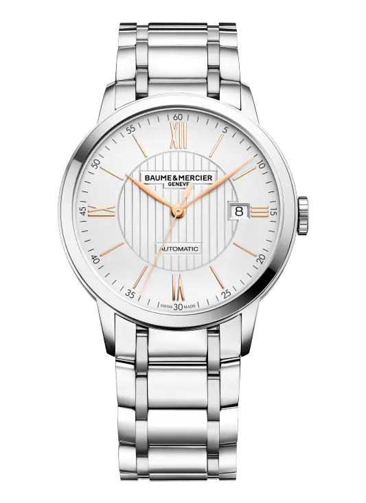 BAUME & MERCIER クラシマ 10374 40mm シルバー文字盤 M0A10374