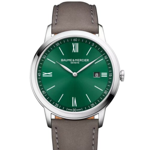 BAUME & MERCIER クラシマ 10607 42mm グリーン文字盤 M0A10607