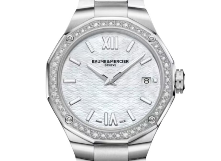 BAUME & MERCIER リビエラ 10662 36mm ホワイト マザー・オブ・パール文字盤 M0A10662