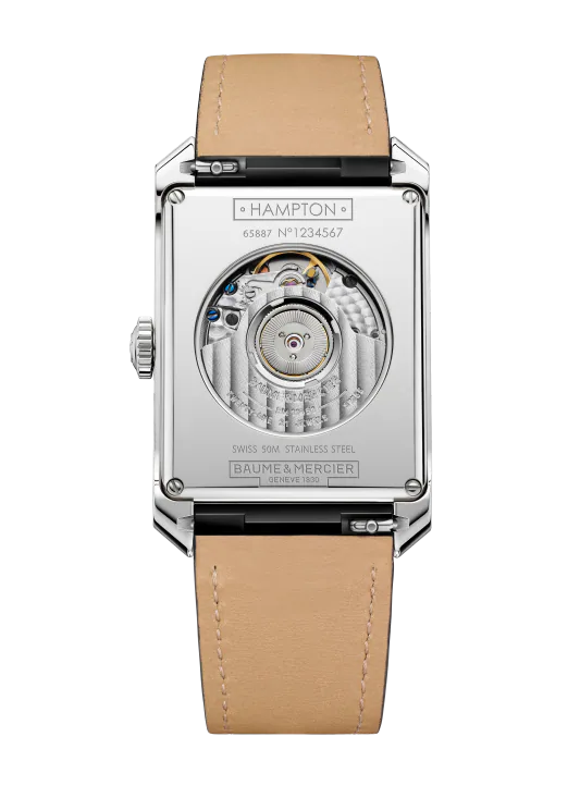 BAUME & MERCIER ハンプトン 10666 Lサイズ グレー文字盤 M0A10666