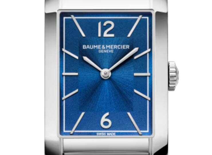 BAUME & MERCIER ハンプトン 10671 Mサイズ ブルー文字盤 M0A10671