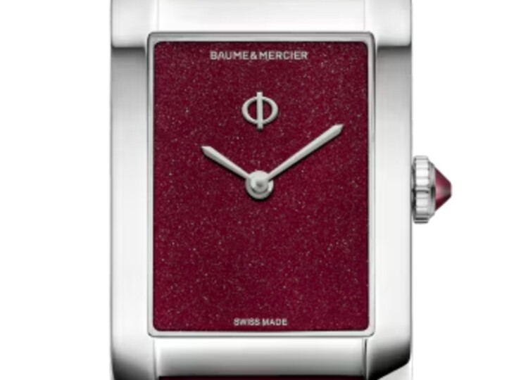 BAUME & MERCIER ハンプトン 10673 Sサイズ パープル文字盤 M0A10673