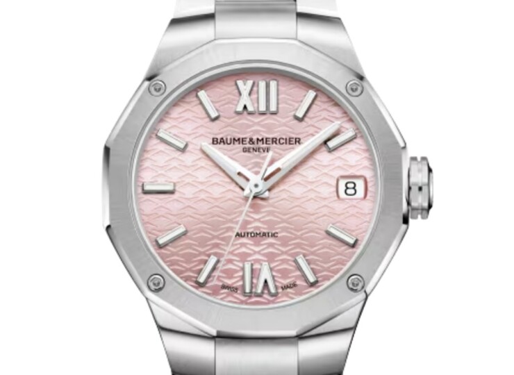 BAUME & MERCIER リビエラ 10675 33mm ピンク文字盤 M0A10675