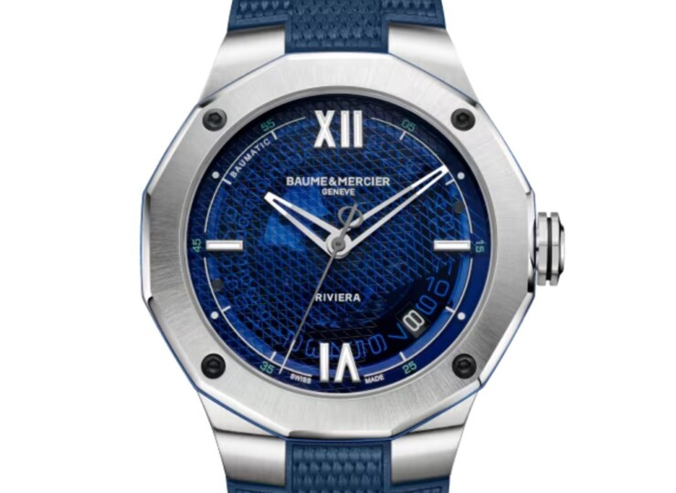 BAUME & MERCIER リビエラ 10701 42mm ブルー文字盤 M0A10701