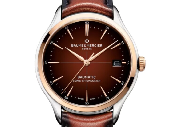 BAUME & MERCIER クリフトン 10713 40mm ブラウン文字盤 M0A10713