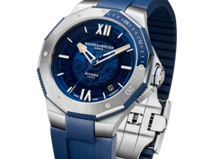 BAUME & MERCIER リビエラ 10716 42mm ブルー文字盤 M0A10716
