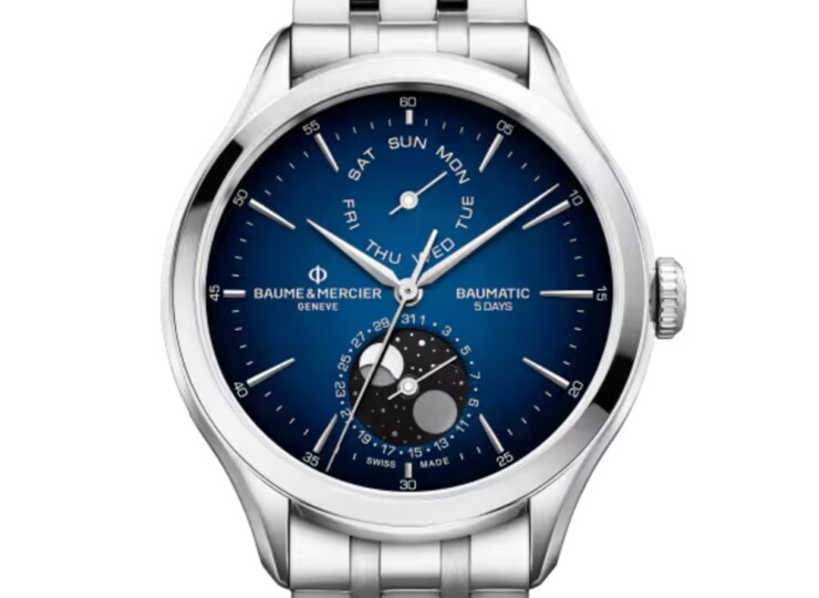 BAUME & MERCIER クリフトン 10725 42mm ブルー文字盤 M0A10725