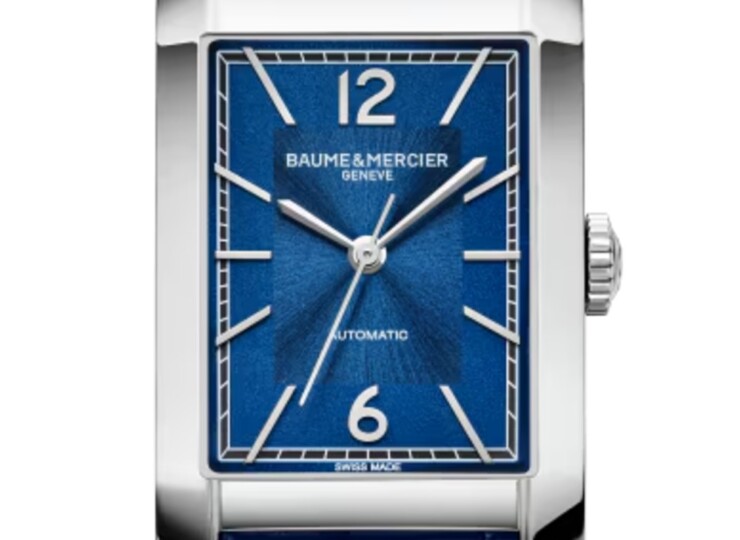 BAUME & MERCIER ハンプトン 10732 Mサイズ ブルー文字盤 M0A10732