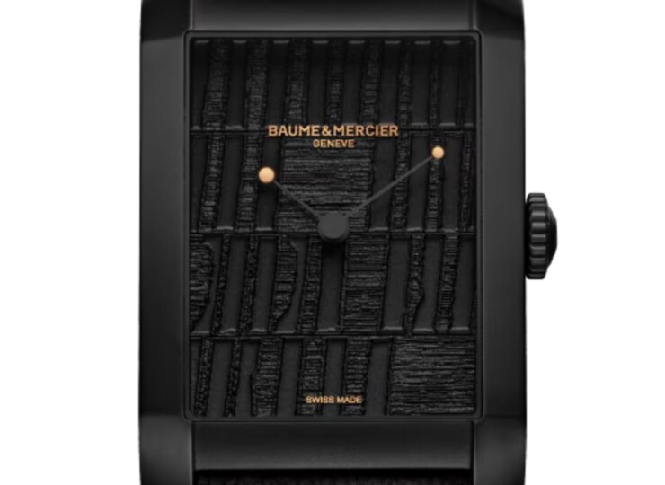 BAUME & MERCIER ハンプトン 10741 Lサイズ ブラック文字盤 M0A10741