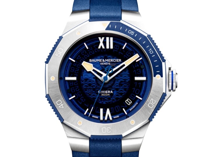 Baume & Mercier リビエラ 10747 42mm ブルー文字盤 M0A10747