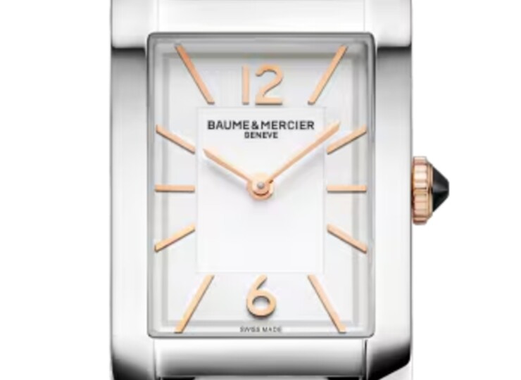 BAUME & MERCIER ハンプトン 10751 Sサイズ グレー文字盤 M0A10751
