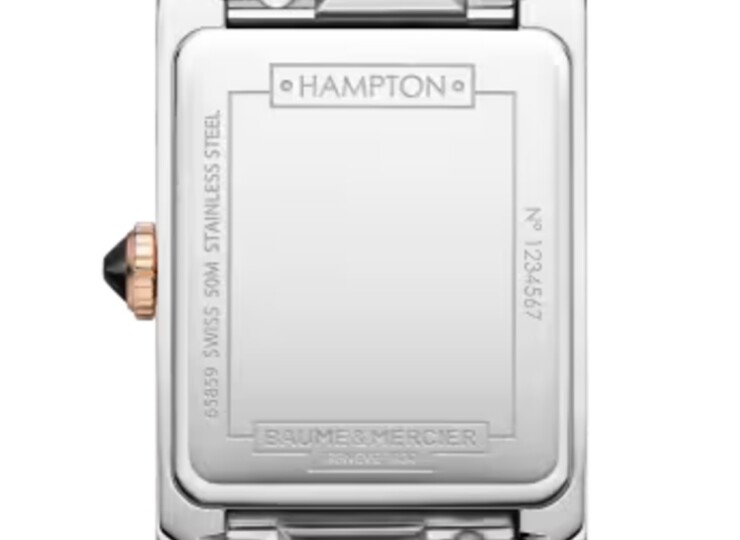 BAUME & MERCIER ハンプトン 10751 Sサイズ グレー文字盤 M0A10751
