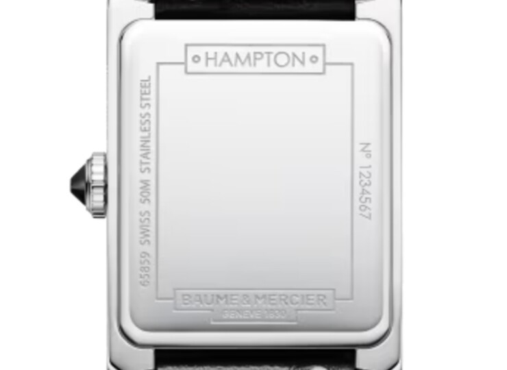 BAUME & MERCIER ハンプトン 10760 Sサイズ ブラック文字盤 M0A10760