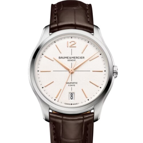 クリフトン 10773 39mm シルバー文字盤
