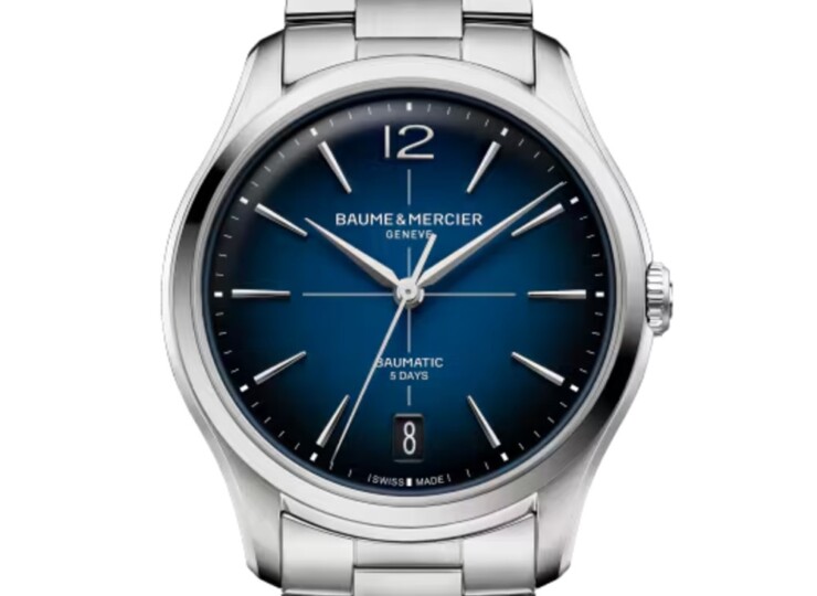 BAUME & MERCIER クリフトン 10792 39mm ブルー文字盤 M0A10792
