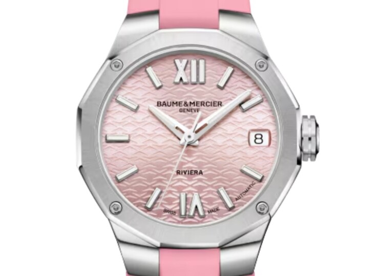BAUME & MERCIER リビエラ 10798 33mm ピンク文字盤 M0A10798