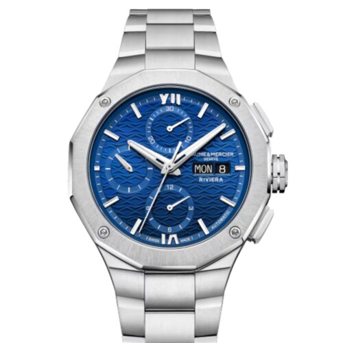 BAUME & MERCIER リビエラ 10826 41mm ブルー文字盤 M0A10826