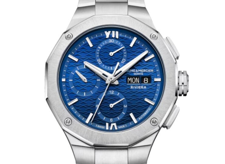 BAUME & MERCIER リビエラ 10826 41mm ブルー文字盤 M0A10826