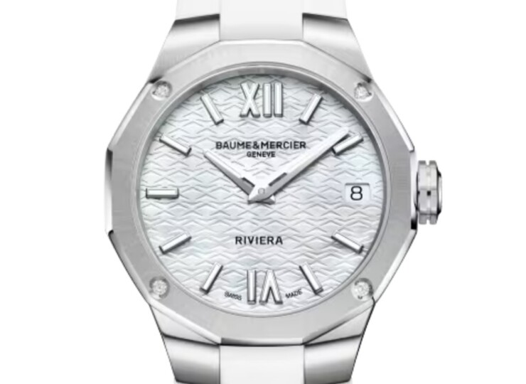 BAUME & MERCIER リビエラ 10837 33mm ホワイト マザー・オブ・パール文字盤 M0A10837