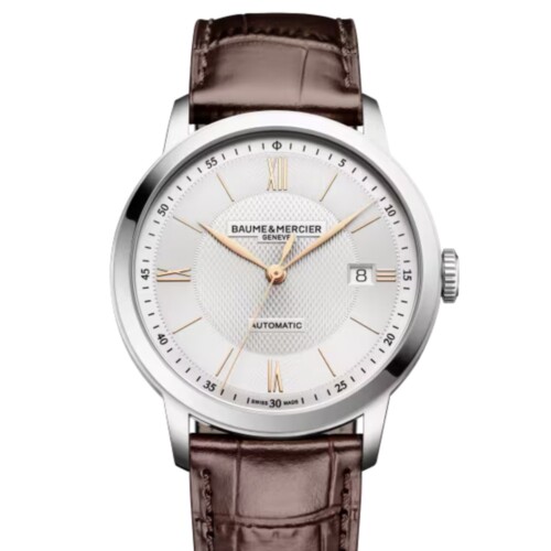 クラシマ 10853 40mm シルバー文字盤