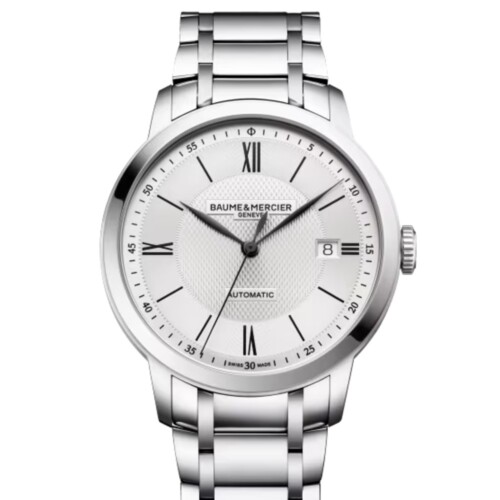 クラシマ 10854 40mm シルバー文字盤