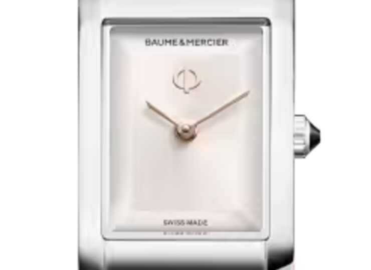 BAUME & MERCIER ハンプトン 10860 XSサイズ ウォームシルバー文字盤 M0A10860