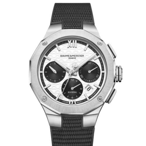 BAUME & MERCIER リビエラ 10865 41mm シルバーブラック文字盤 M0A10865