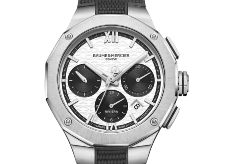 BAUME & MERCIER リビエラ 10865 41mm シルバーブラック文字盤 M0A10865