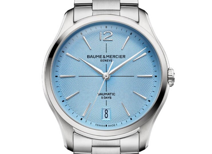 Baume & Mercier クリフトン 10870 39mm ブルー文字盤 M0A10870