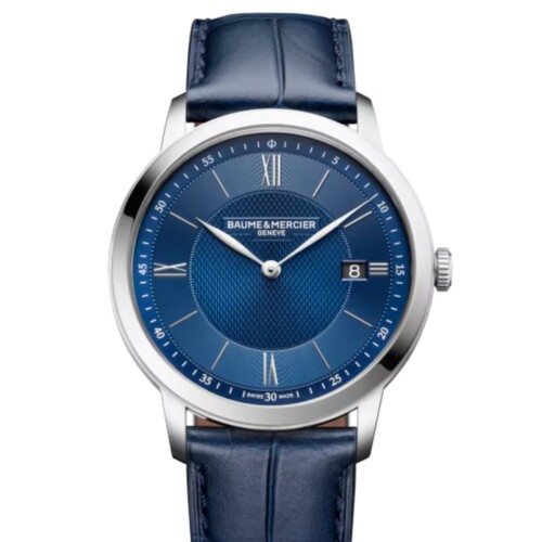 BAUME & MERCIER クラシマ 10878 40mm ブルー文字盤 M0A10878