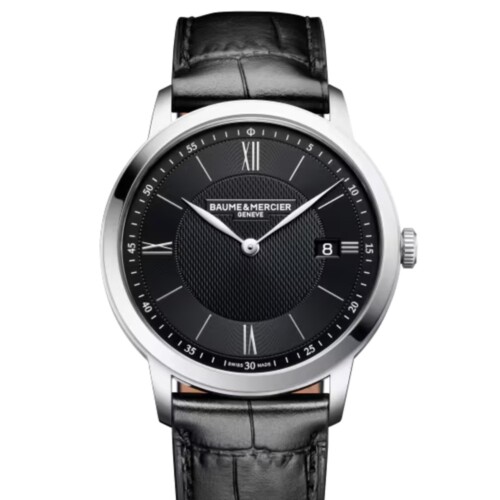 BAUME & MERCIER クラシマ 10881 40mm ブラック文字盤 M0A10881
