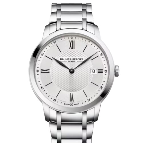 クラシマ 10883 40mm シルバー文字盤
