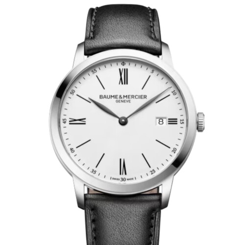 クラシマ 10884 40mm シルバーホワイト文字盤