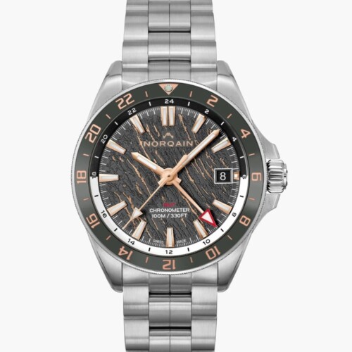 Adventure NEVEREST GMT Glacier 41mm アンスラサイト文字盤 サテン仕上げブレスレット