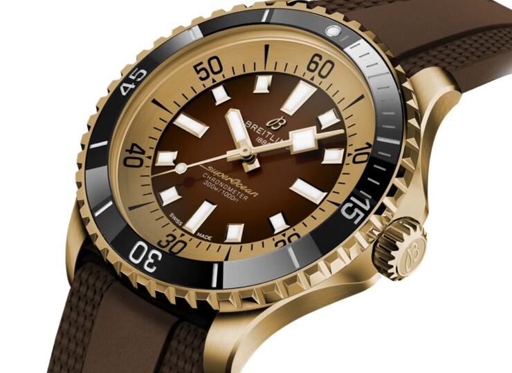 BREITLING スーパーオーシャン オートマチック 44 ブラウン文字盤 N17376201Q1S1