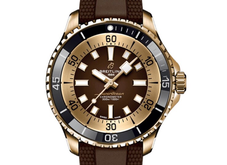 BREITLING スーパーオーシャン オートマチック 44 ブラウン文字盤 N17376201Q1S1