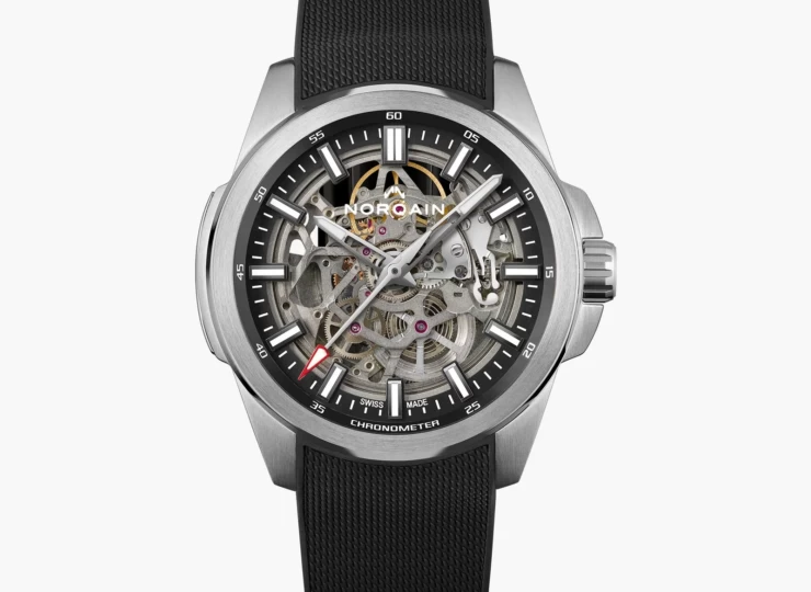 NORQAIN Independence Skeleton 42mm スケルトン文字盤 ステンレススチールブレスレット N3000.07S01.B01.S01