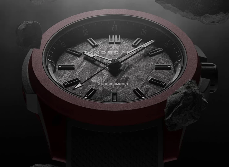 NORQAIN Wild ONE Meteorite Special Edition 42mm アンスラサイト・アイアンメテオライト スケルトン文字盤 N3000.21Q47.M02.R01