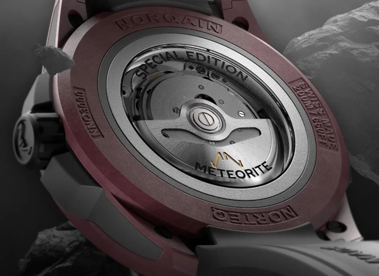 NORQAIN Wild ONE Meteorite Special Edition 42mm アンスラサイト・アイアンメテオライト スケルトン文字盤 N3000.21Q47.M02.R01