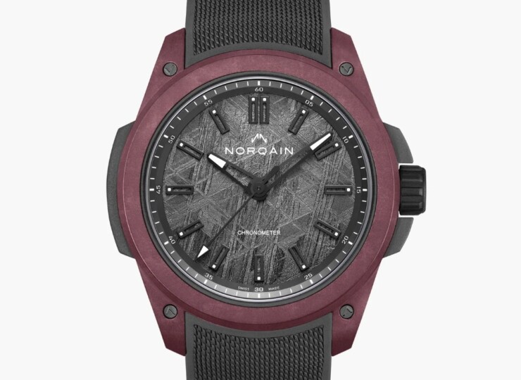 NORQAIN Wild ONE Meteorite Special Edition 42mm アンスラサイト・アイアンメテオライト スケルトン文字盤 N3000.21Q47.M02.R01