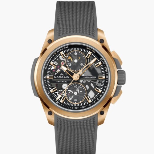 Wild ONE Skeleton Chrono Limited Edition 42mm ブラック スケルトン文字盤 グレーメッシュラバーストラップ NORTEQ®