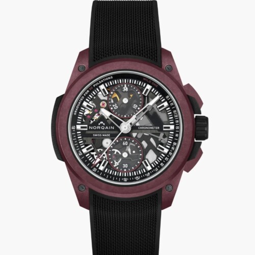 Wild ONE Skeleton Chrono Limited Edition 42mm ブラック スケルトン文字盤 ブラックメッシュラバーストラップ フォールディングクラスプ