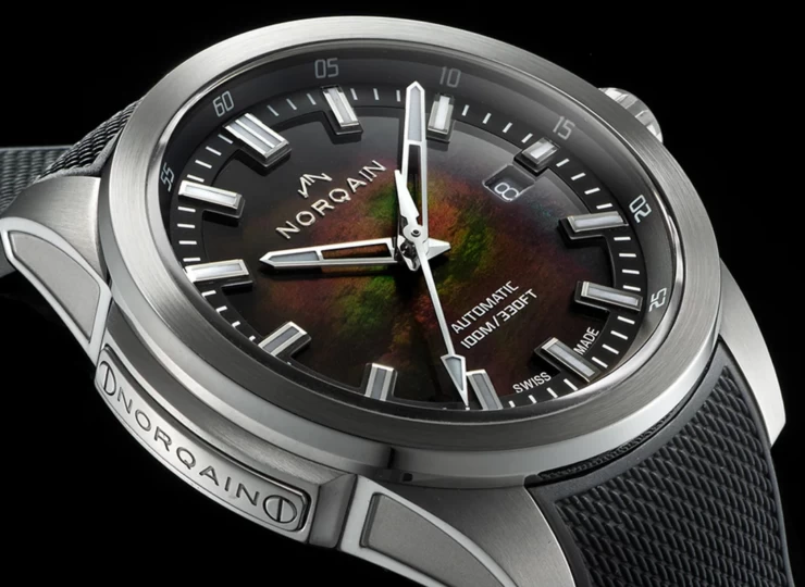 NORQAIN Independence JP Black Mother of Pearl 40mm ブラック文字盤 N3008.08S01.B01.R01