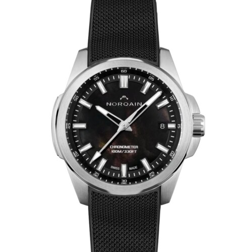 NORQAIN Independence JP Black Mother of Pearl 40mm ブラック文字盤 N3008.08S01.B01.R01