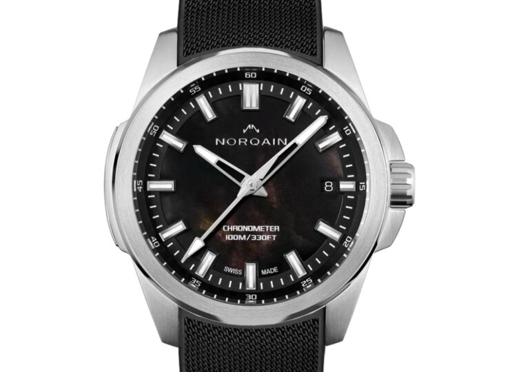 NORQAIN Independence JP Black Mother of Pearl 40mm ブラック文字盤 N3008.08S01.B01.R01