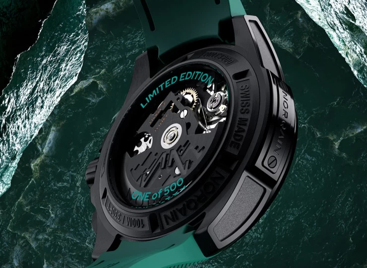 NORQAIN Independence Skeleton Chrono Limited Edition 42mm ブラック スケルトン文字盤 N3200.40T02.J01.R01