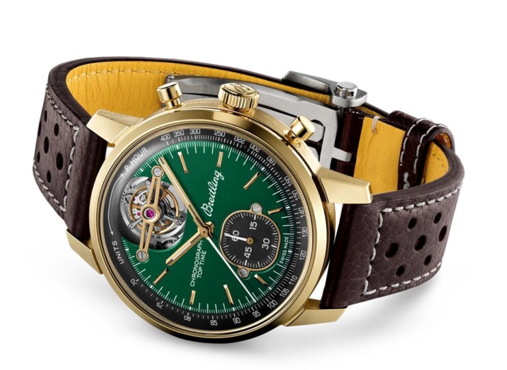BREITLING トップタイム B21 フォード マスタング グリーン文字盤 NB21251A1L1X1