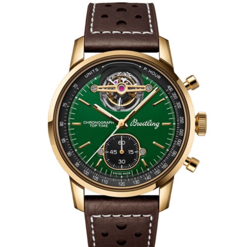 BREITLING トップタイム B21 フォード マスタング グリーン文字盤 NB21251A1L1X1